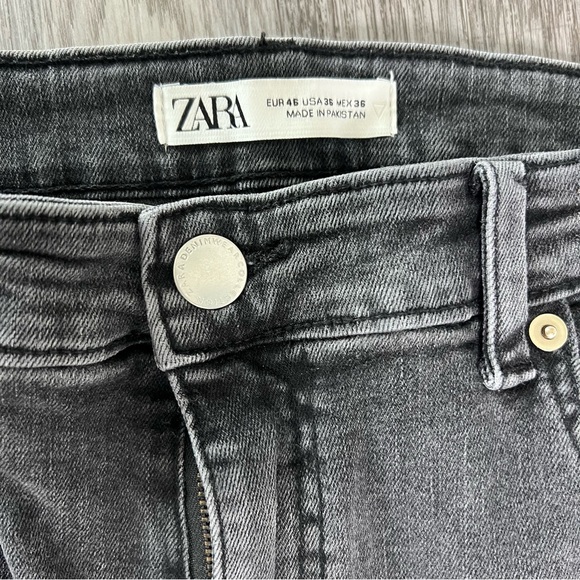 Zara cargo black mens jean skinny - Picture 2 of 3